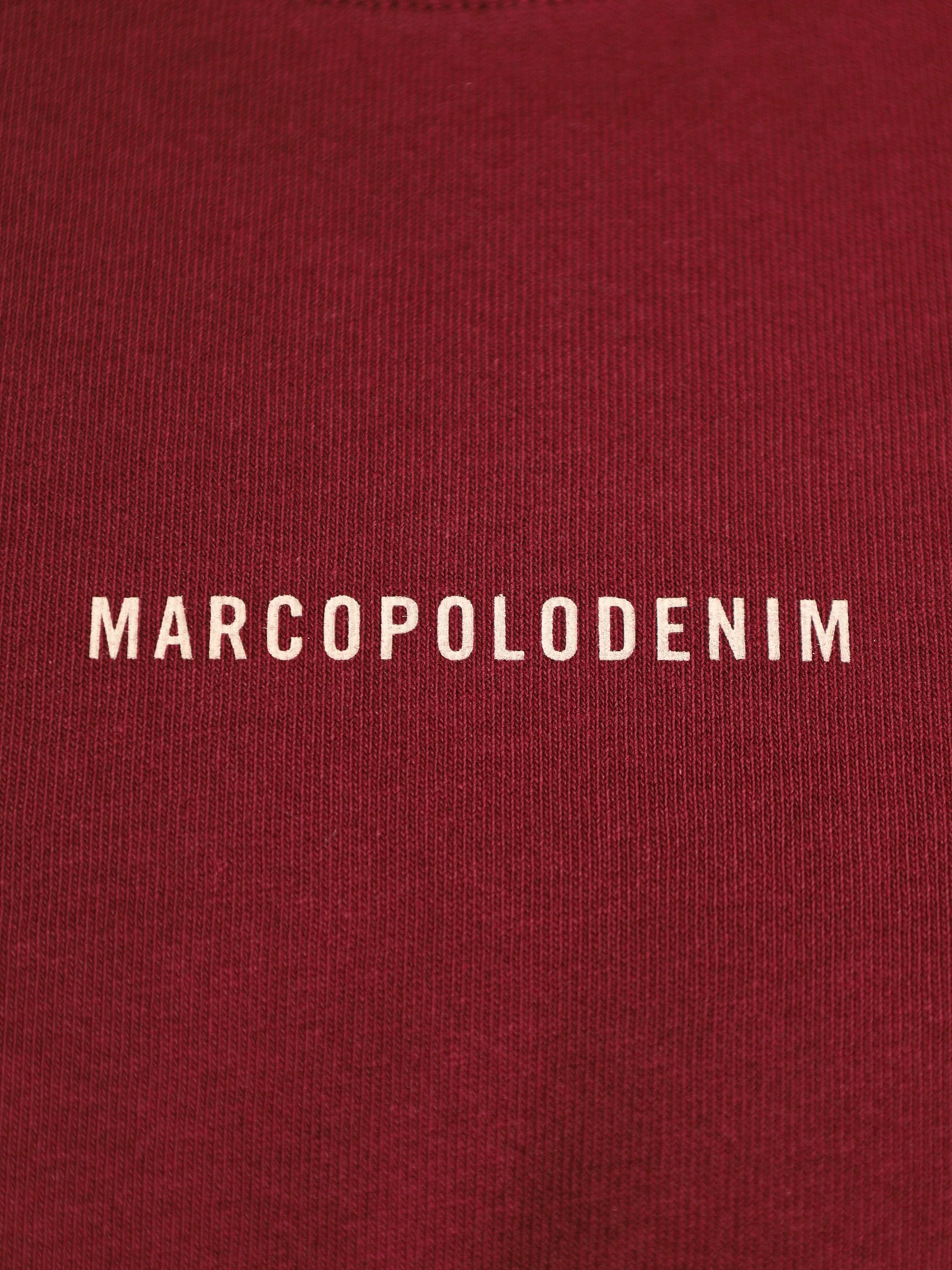 Лонгслив бордового цвета из хлопка 